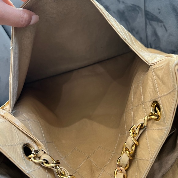 Vintage Chanel Quilted Shopping Tote Bag - Picture 14 of 17